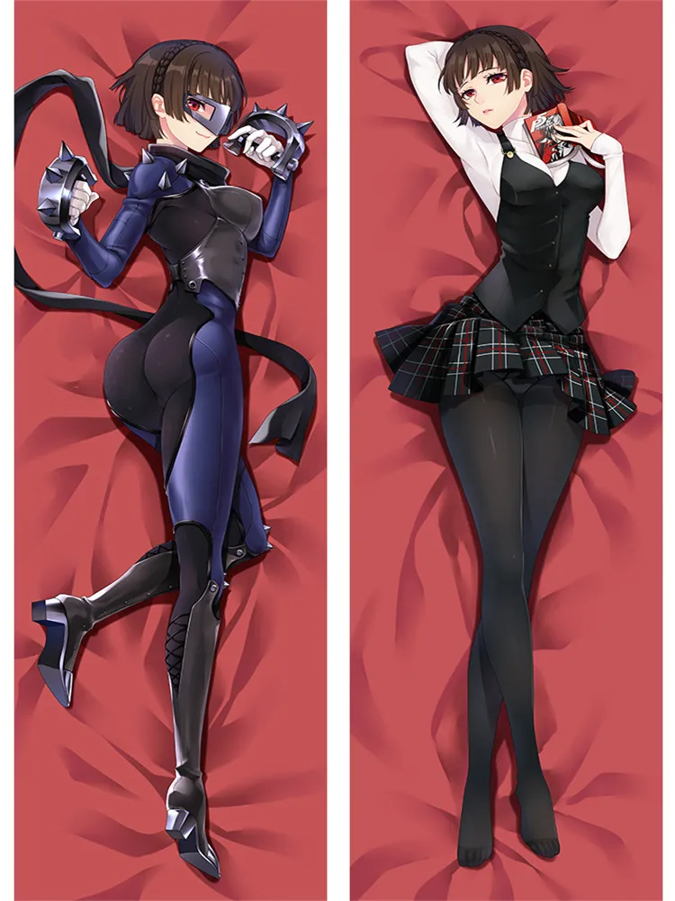 

DIY Customized Anime Dakimakura Makoto Niijima Bedding Pillowcase Hugging Body Pillow Cover Case Double-sided Print Dropshipping