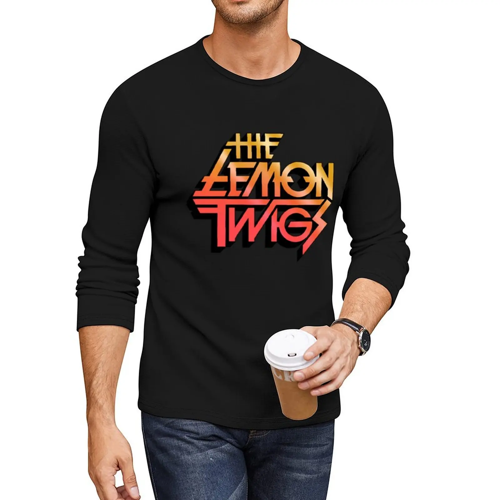 Lemon Twigs Logo Long T-Shirt sports fan t-shirts black t-shirts for men