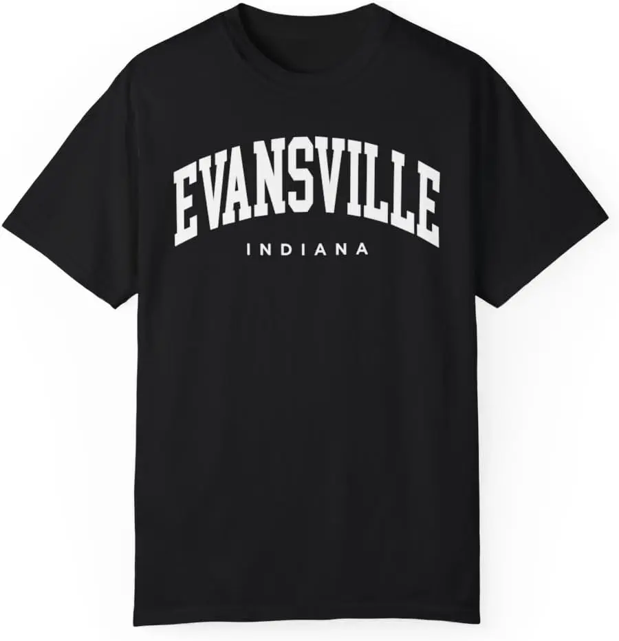 Evansville Indiana Adult Unisex Comfort Colors Short Sleeve T-Shirt