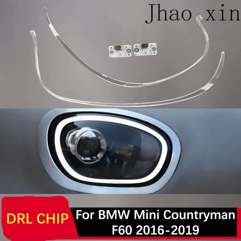 

For BMW Mini Countryman F60 White Light 16-2019 Car Headlights DRL CHIP Lamp Tube Ballast Angel Eye Circuit Board Automotive DRL