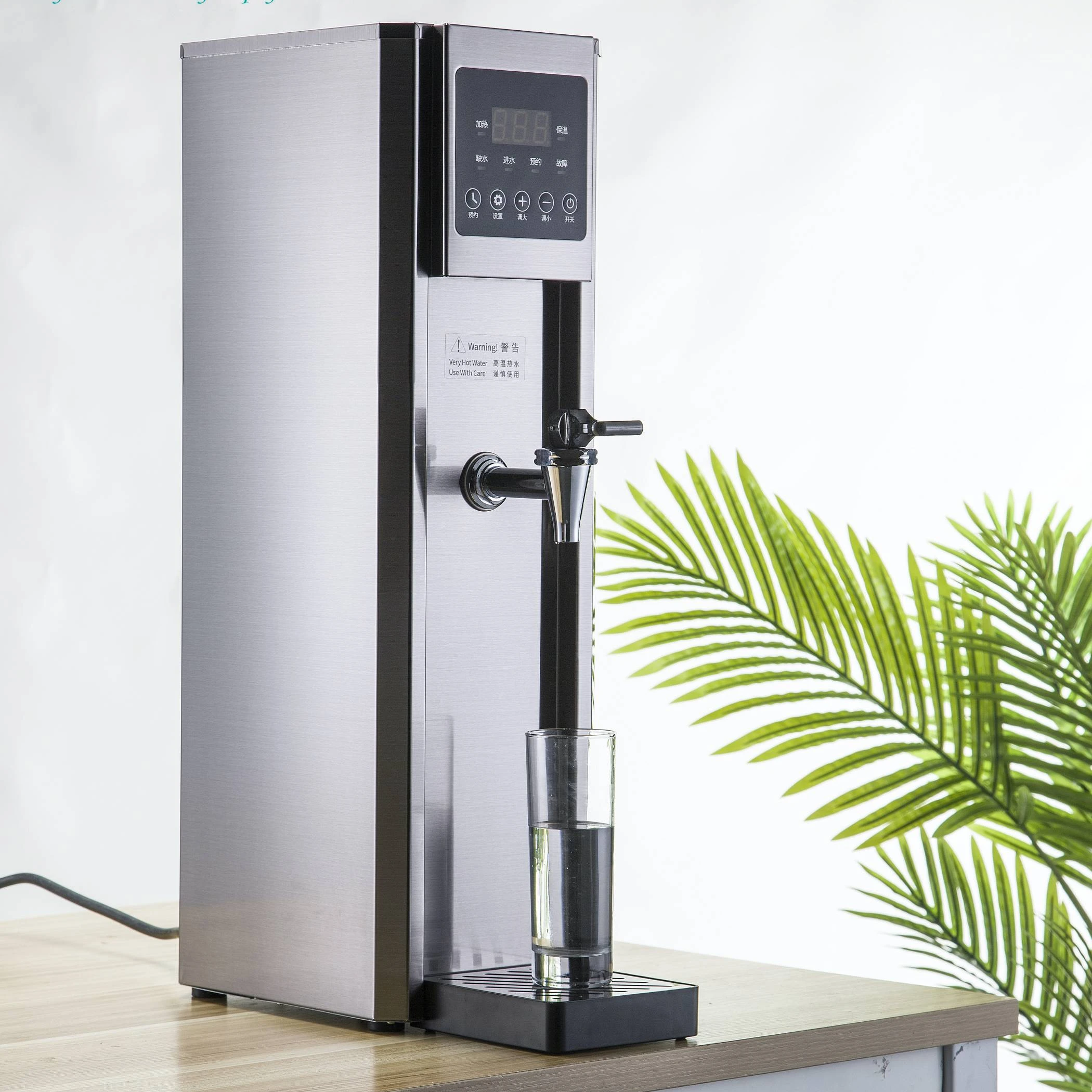 

Stainless Steel Water Boiler 20/30/40L Coffee Tea Hot Water Dispenser Commercial Hotel