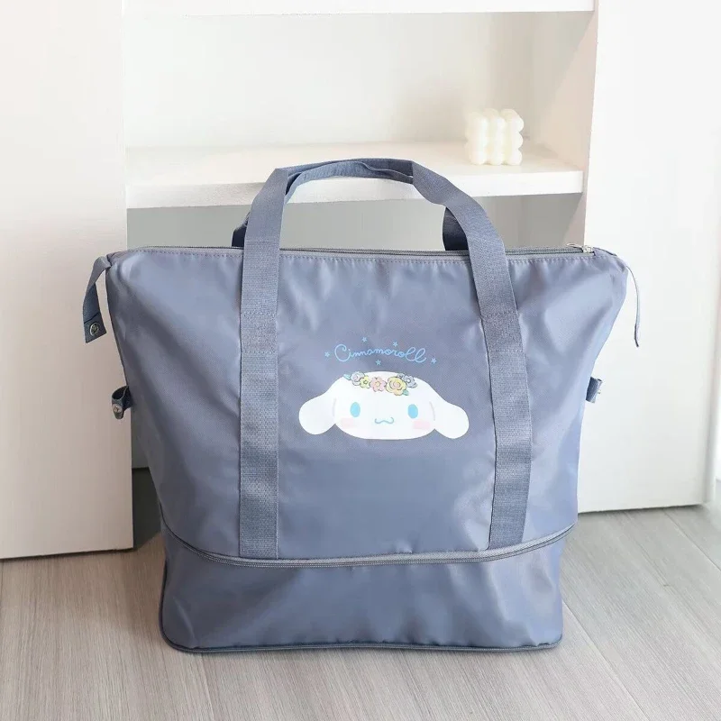 Olá Kitty Anime Saco De Armazenamento, Kawaii Travel Handbag, Presente bonito dos desenhos animados, Kuromi Melody Pochacco Cinnamoroll HangYoDon