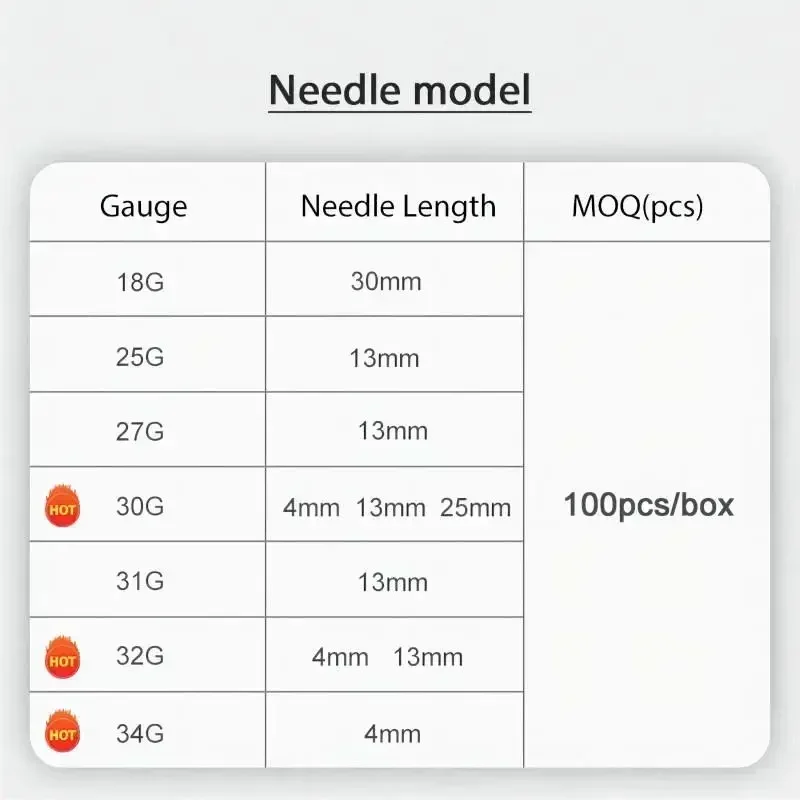 Korean traditional Chinese medicine painless small needs ultra-fine 30G4mm30G13mm beauty tools