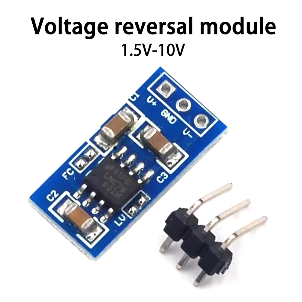 LM7660 Voltage Reversal Module 1.5-10V Positive Voltage To Negative Voltage Conversion Board Switch Voltage Stabilization Board