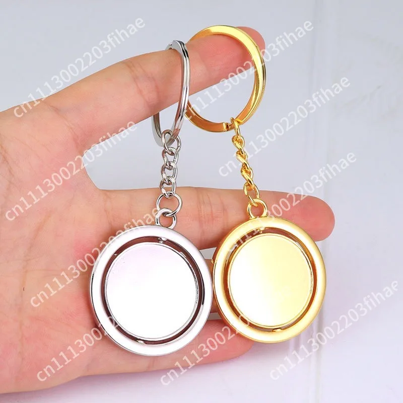 1100-piece pack blank keychains with hang tags-custom logo available-round, square, and oval charms - promotional gift keychains
