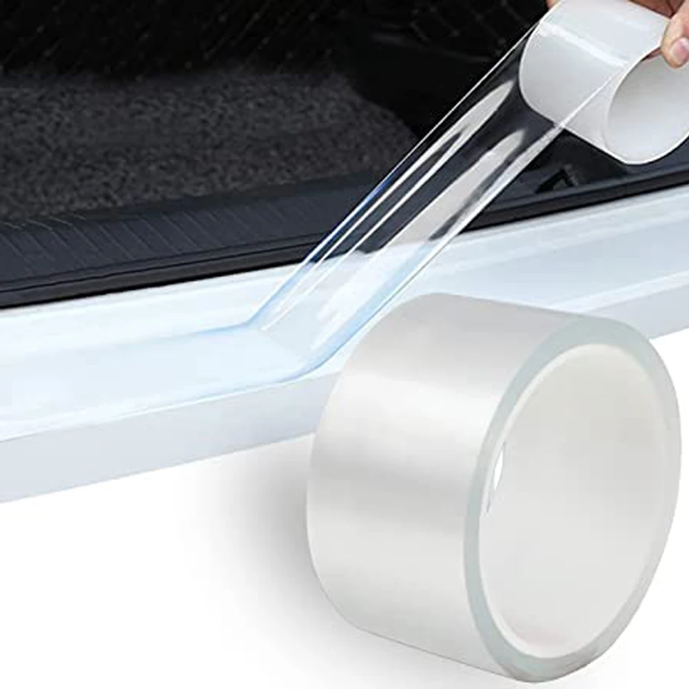 Universal Car Anti-Collision Strip Nano Tape Scratchproof Car Threshold Transparent Film Door Edge Rim Protective Car