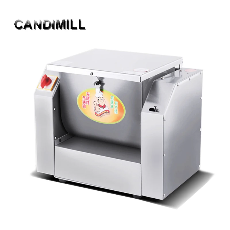 

CANDIMILL Commercial Stainless Steel Electric 8/10kg Flour Mixers Dough Maker Pasta Stirring Food Making Bread