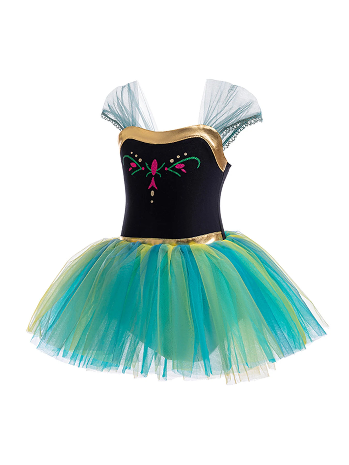 Cotton bow embellished ballet leotard - breathable, comfortable, short sleeve, tutu for girls, perfect for dance performances, g