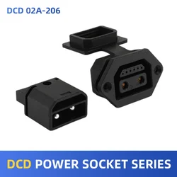 M25 2+6 DCD Power Socket Electric Vehicle Lithium Battery Charging Plug DCD02A-20F6 Male Female Connector Port Charging Socket