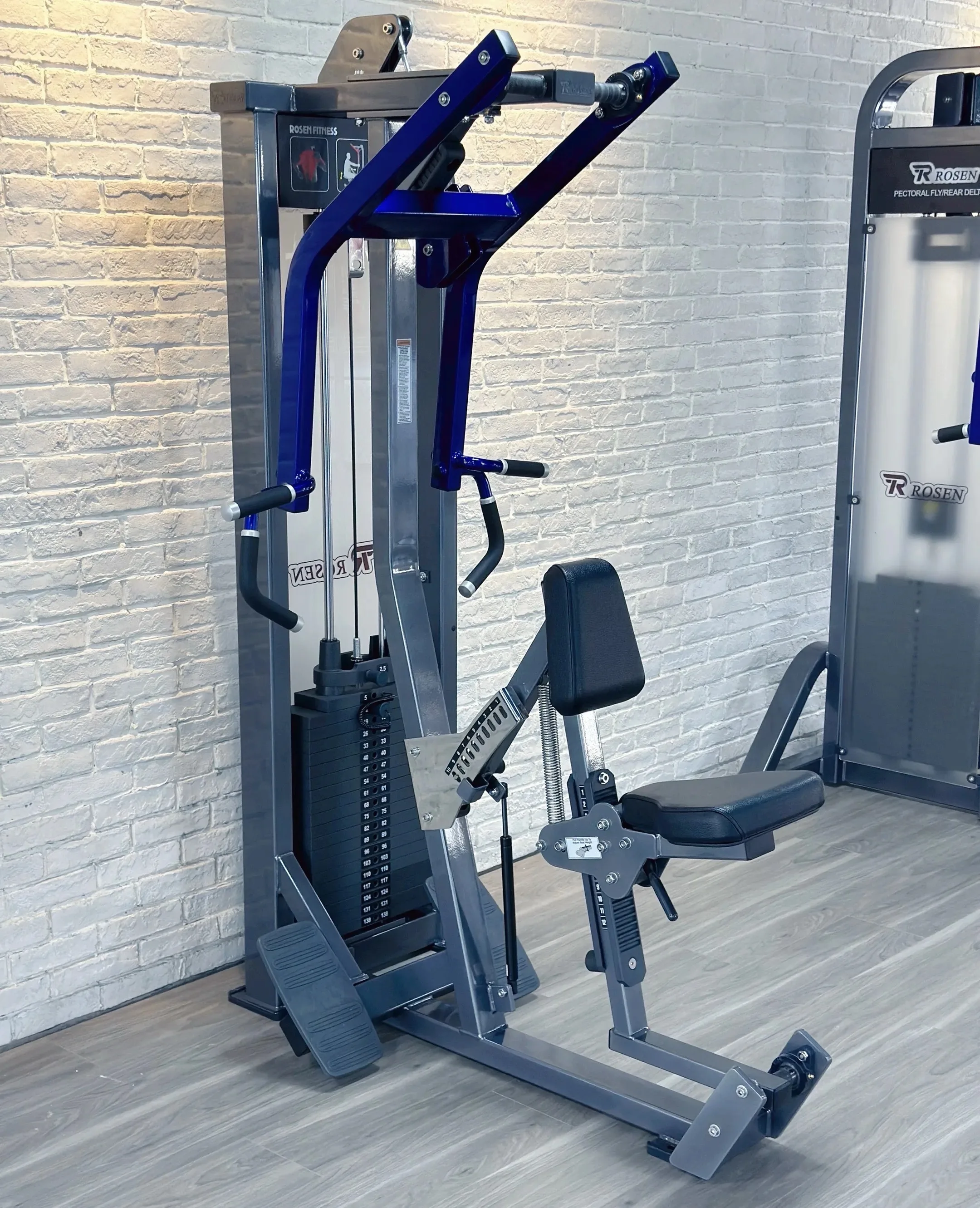 Premium Quality ROSEN Sport Fitness Bodybuilding Adjustable Pin Loaded Seated Row PRO Gym Equipment For Back Muscle Building