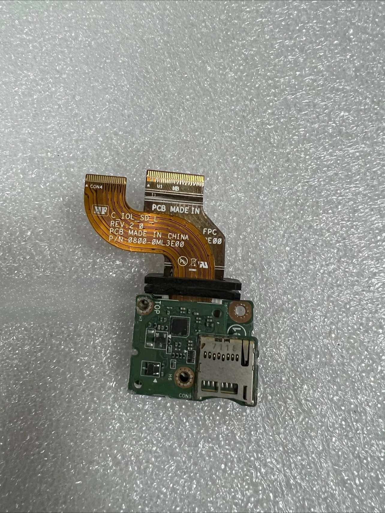 For Dell  Latitude 7202 SD Card Reader Small Board 0800 - 0ML3E00, Laptop Internal Repair Part