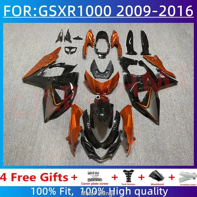 Motorcycle Fairing Kit for 2009-2016 SUZUKI GSXR1000 GSXR 1000 GSX-R1000 2010 2011 2012 2013 2014 2015 K9 Fairings set orange