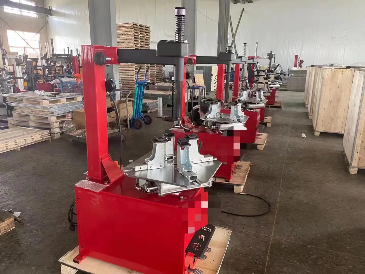 المحمولة الهوائية شاحنة آلة تغيير الإطارات 220 فولت مبدل الإطارات في باكستان المحمولة شاحنة الإطارات مبدل 220 فولت #5