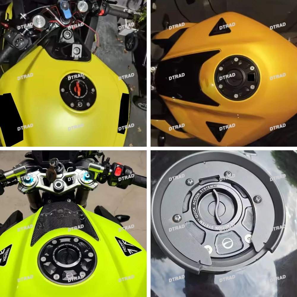 New Keyless Quick Release Fuel Tank Cap For BMW G310R G310GS 2016-2025 Motorcycle Modification Gas Oil Cap Petrol Tank Cover
