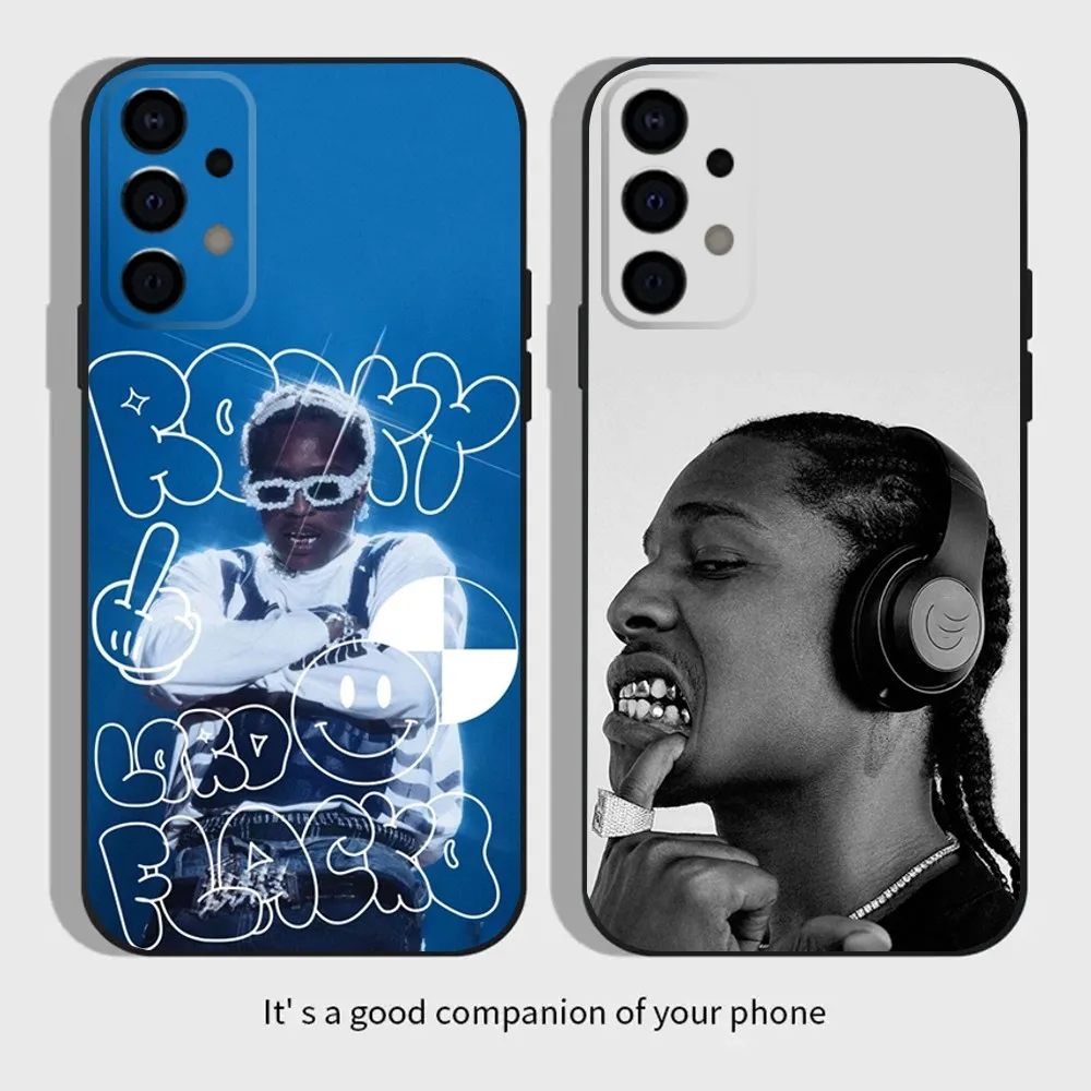 A-ASAP Rocky Rapper Phone Case For Samsung Galaxy A13,A21s,A22,A31,A32,A52,A53,A71,A80,A91 Soft Black Cover