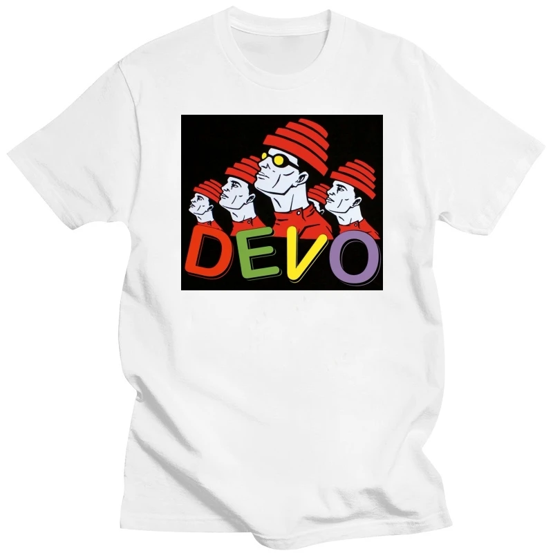 Devo Band Rock Band New Black T-Shirt High Quality Casual Printing Tee Shirt