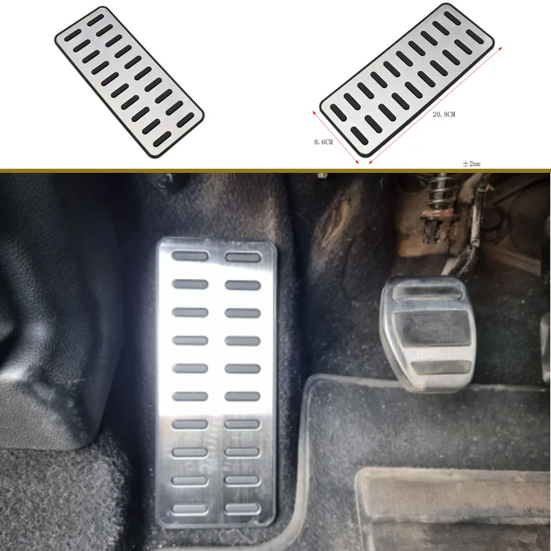 for Kia Sportage SL R Sportage3 2011 2012 2013 2014 2015 Stainless Steel Car Footrest Pedal Pads  Accessories