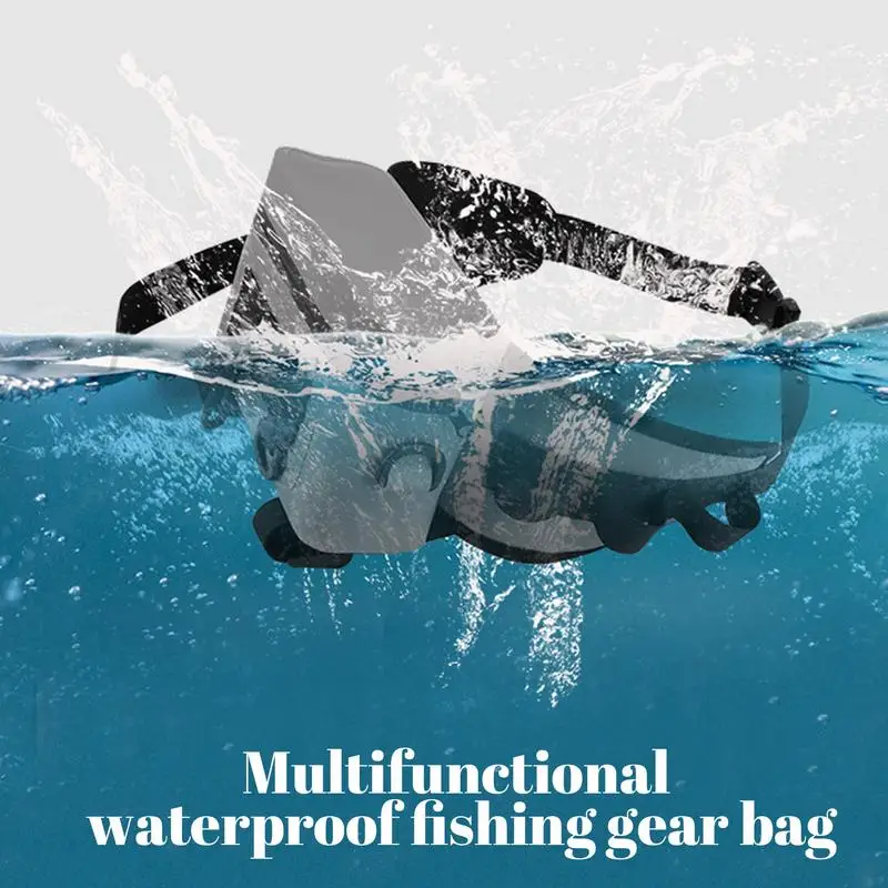 Fishing Waist Bag Fishing Tackle Box Bag Saltwater And Freshwater Tackle Shoulder Bag For Hiking Camping And Outdoors