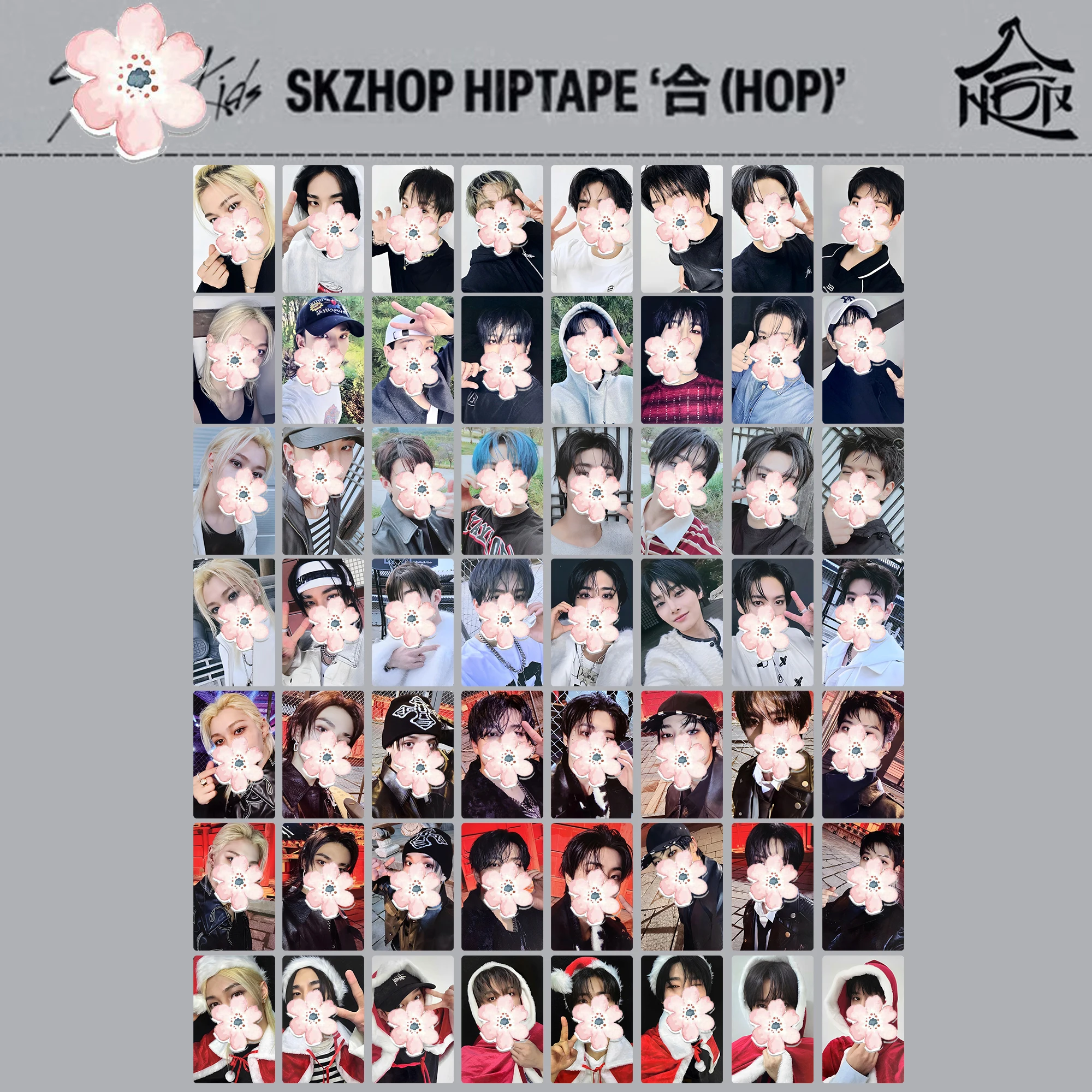 Korean boy band ablum lomo card SKZ 'HOP' Special Offer Card