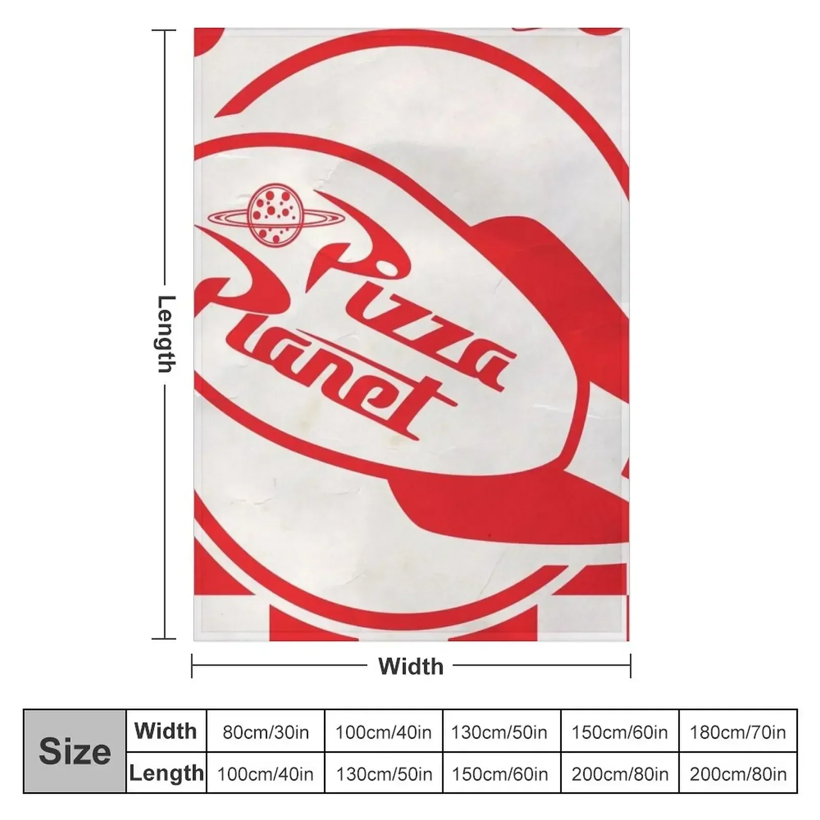 Pizza Planet Throw Blanket Summer Beddings Blankets Sofas Of Decoration Blankets