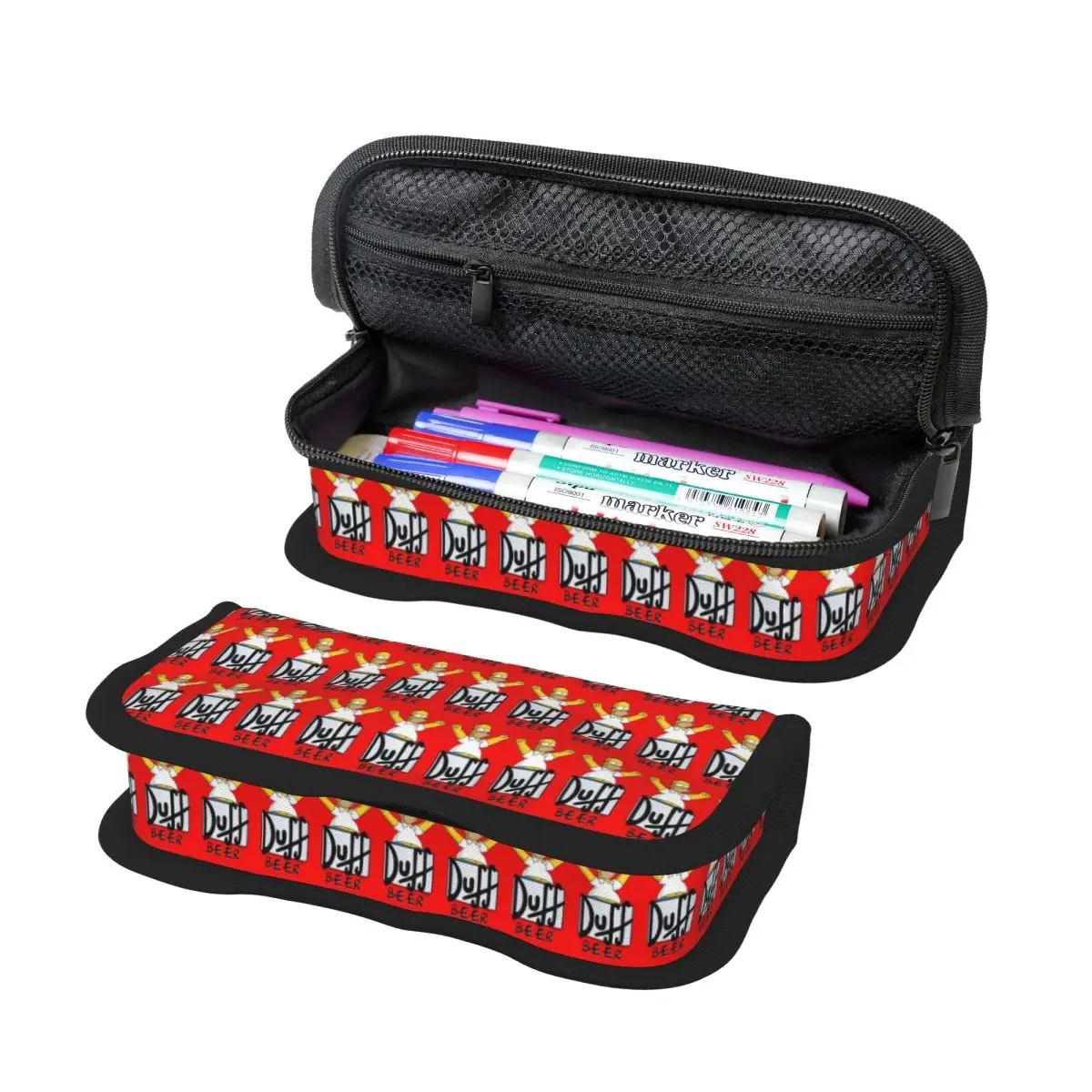

Duff Beer Pencil Case for Boy Girl School Pen Box Pencil Bag Stationery Supplies Pen Holder Bag