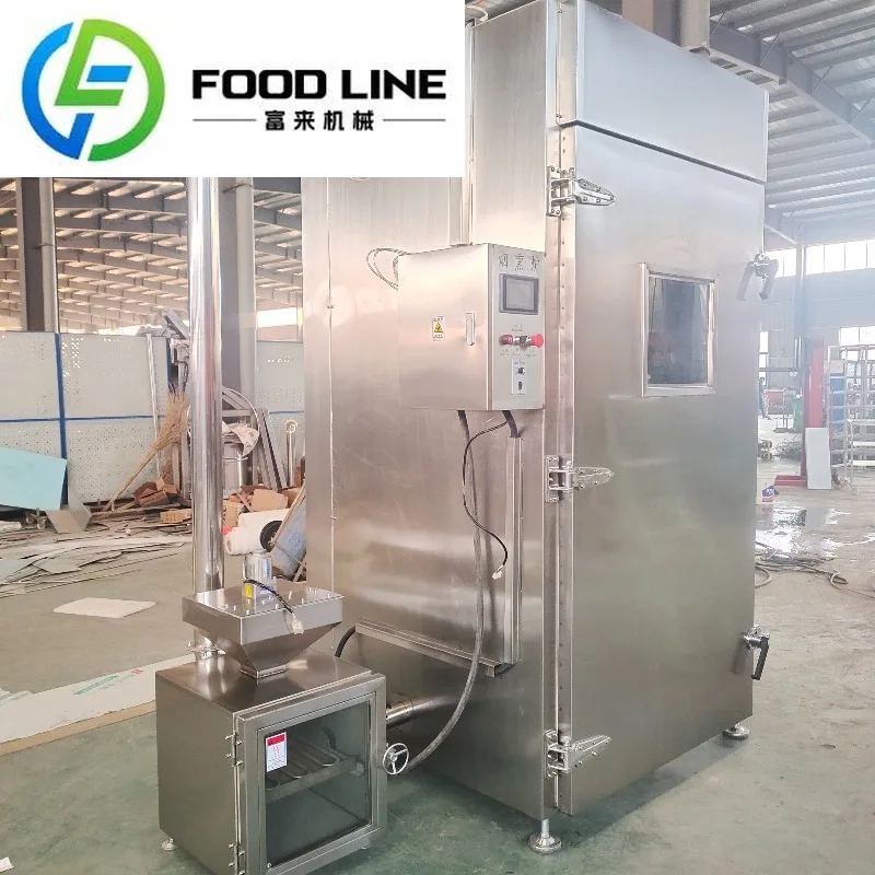 FL Customized Hot Selling Commercial Smoker Meat & Sausage Smoke Machine 30-1000kg Capacity 220V/380V/415V 1 Year Warranty New
