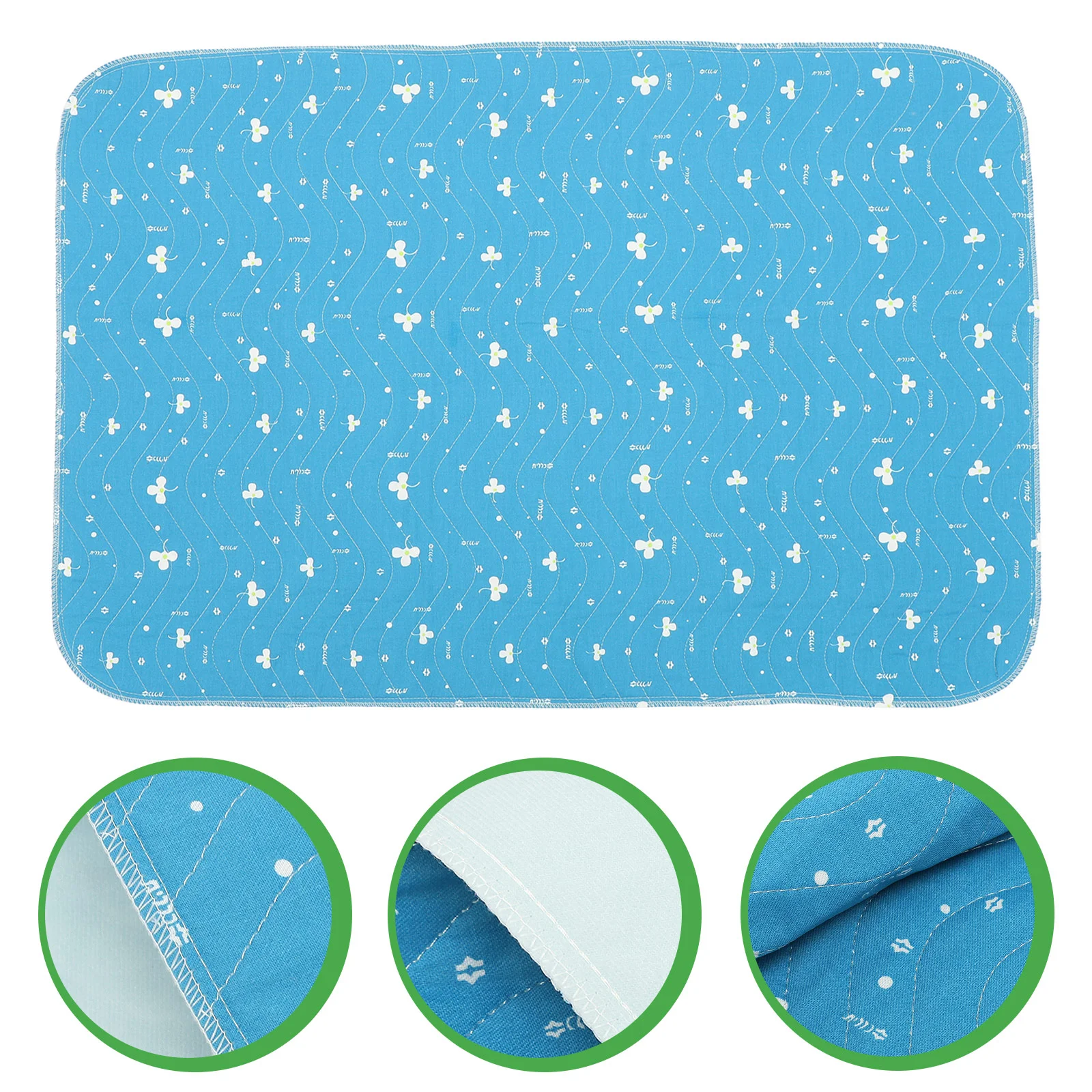 Washable Bed Protector Pee Pads for Elderly Incontinence Patient Mattress Non-slip Polyester Reusable Home Supplies Baby