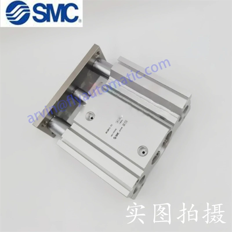 SMC MGQM20-40 Aluminum Alloy Three-rod Cylinder MGQM25-30 MGQM20-40 50 60 75 100 125 150 200