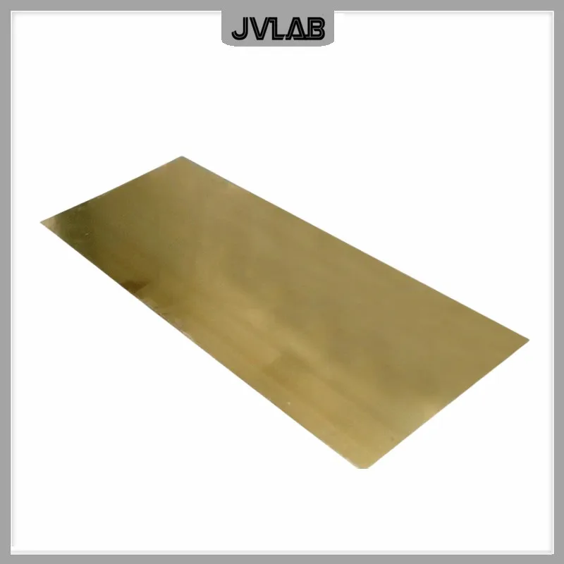 Brass Cathode Plate 200*65*0.2 mm Special For Hull Cell Electroplating Cathode Mirror Finish (High Polishing Quality) 10 / PK