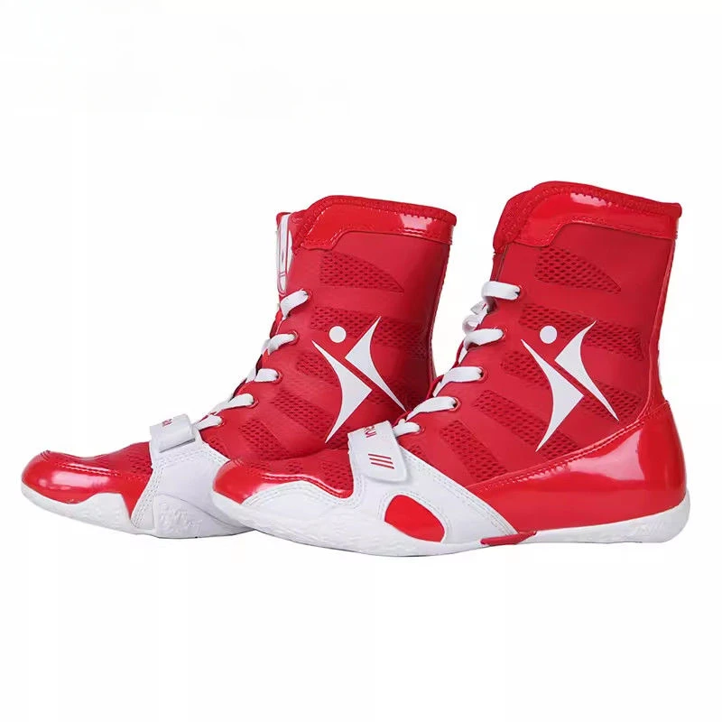 Indoor Fitness Professional Boxing Shoes Free Fighting Fighting Sports Shoes Men Women Non-slip Wear-resistant Wrestling Shoe