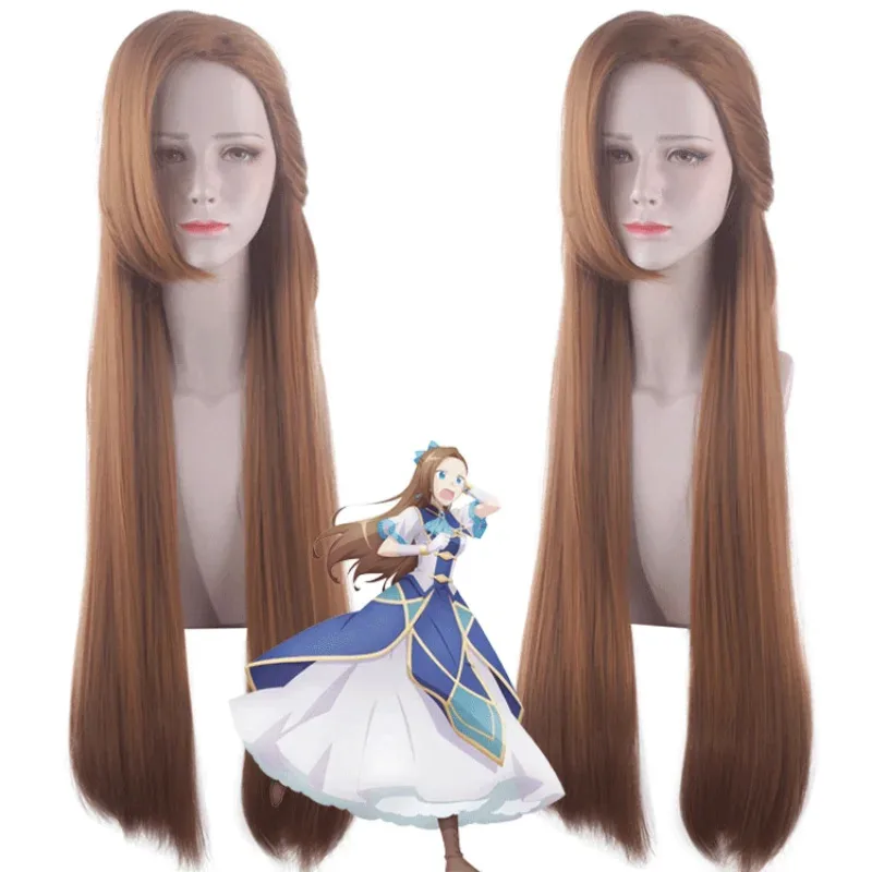 Anime My Next Life as a Villain Cosplay Costume Blue Princess Dress Wig Women Sexy Carnival Set
