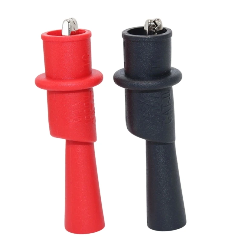 E15A 2Pcs Multimeter Test Clamp Test Clip Clamp Probe for Multimeter Tester Meter Probe Measurement