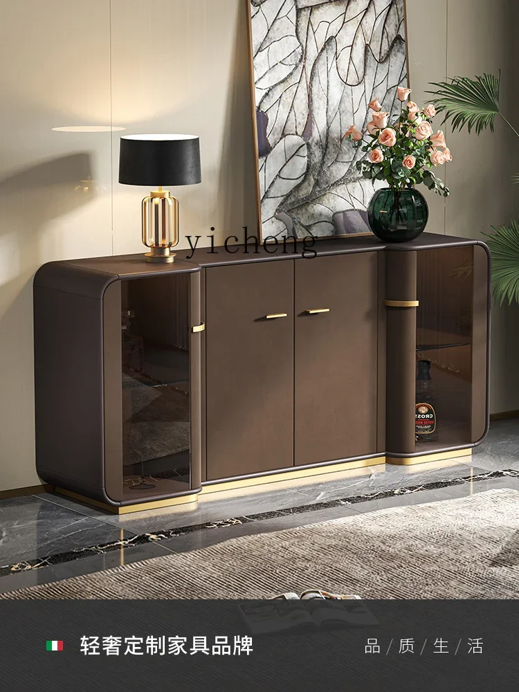 ZF Light Luxury Sideboard Cabinet Restaurant Locker Home Fashion Post-Modern Hallway Cabinet