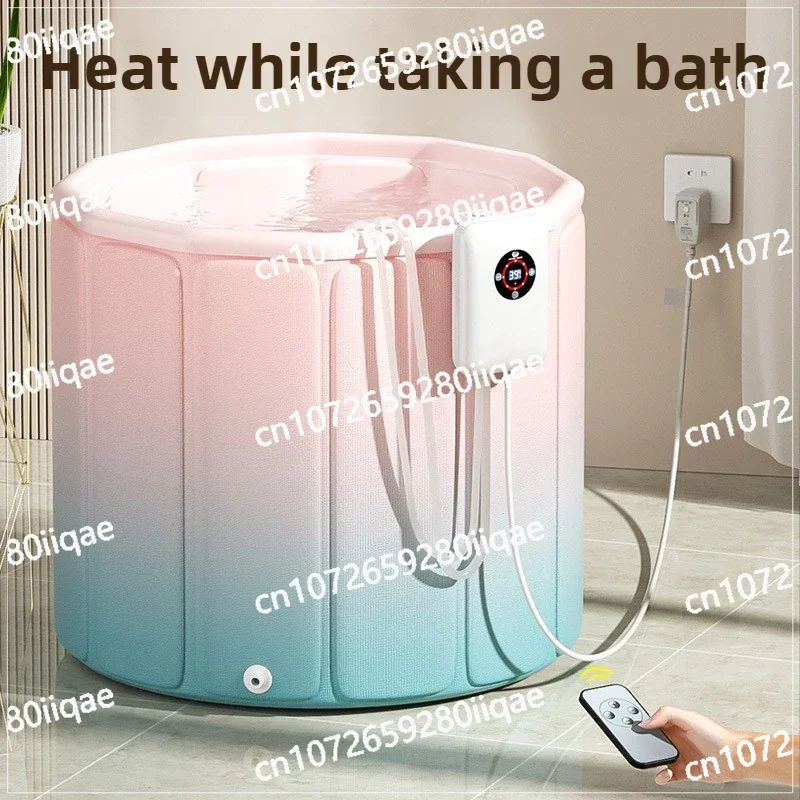 

Heater Constant Temperature Bath Heater Water Circulation Folding Bathtub Heating While Soaking Steam Shower