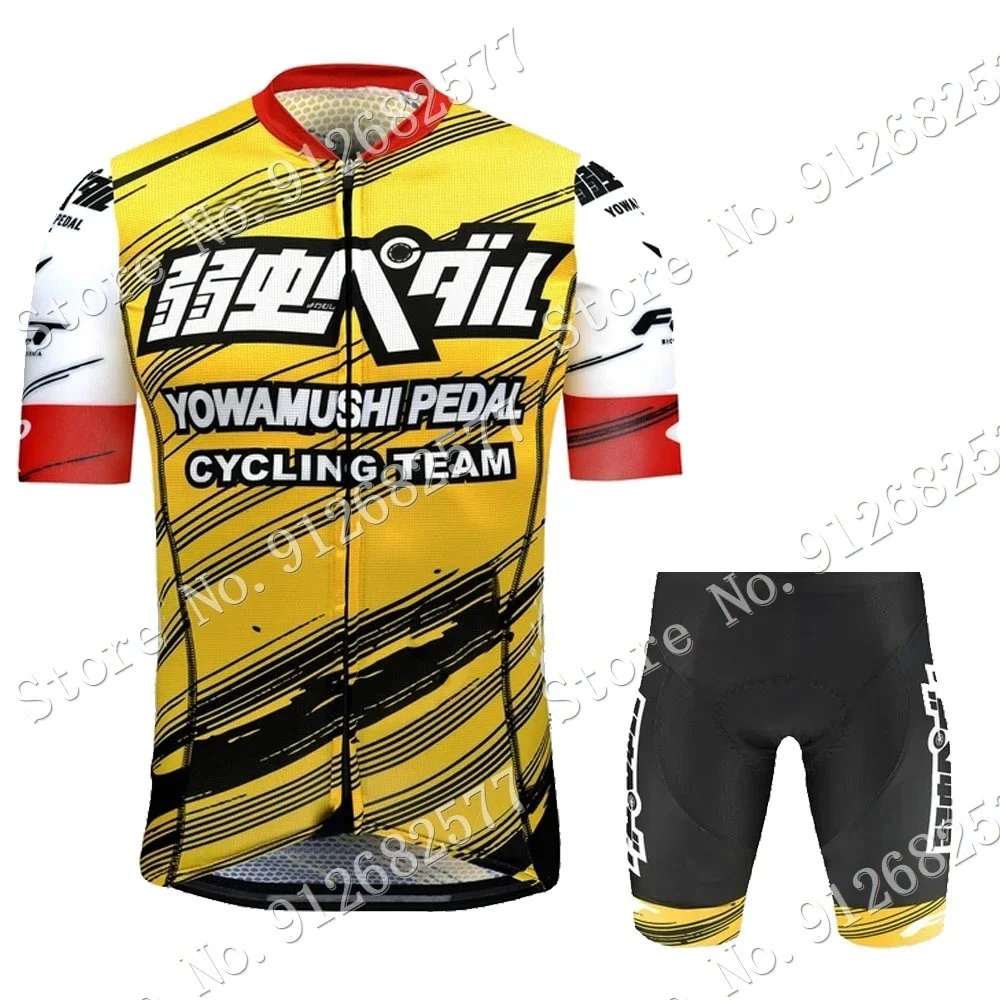 2023 Yowamushi Pedal Cycling Jersey Set Cartoon Anime Cycling Clothing Road Race Bike Shirts Suit Bicycle Bib Shorts MTB Maillo