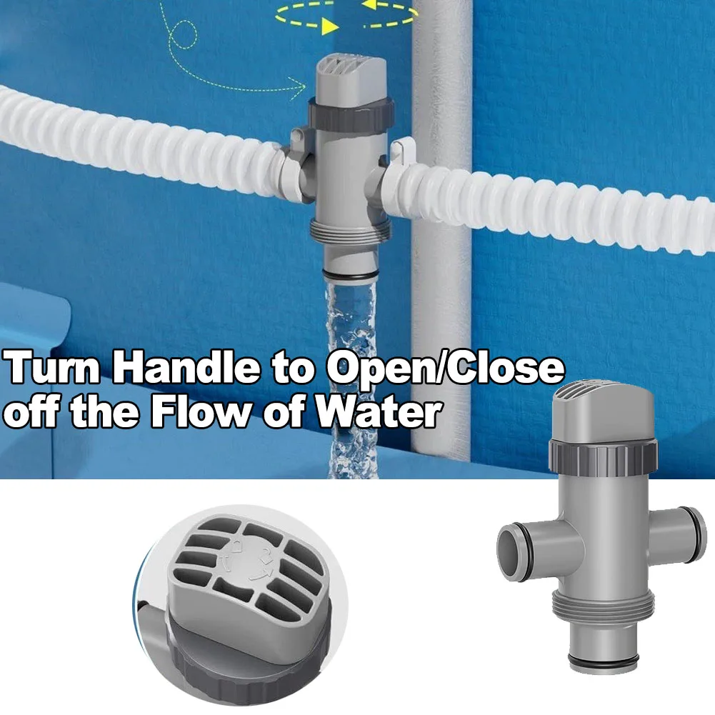 For Effortless Pool Maintenance: Dual Split Hose Plunger Valve For Intex Pools Valve Replacement Pool Parts For