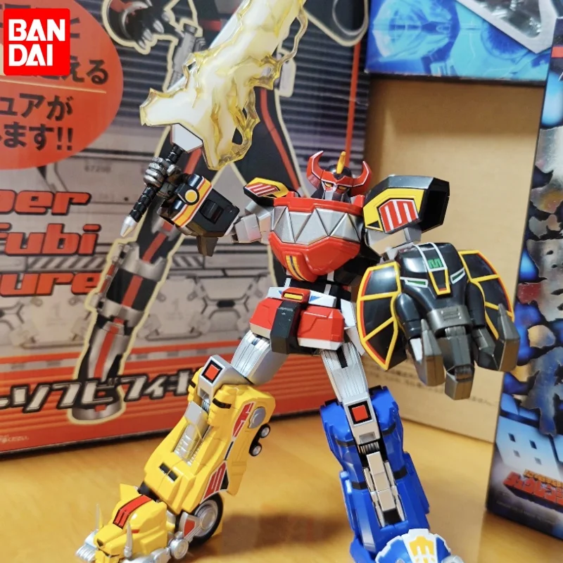 

In Stock Bandai Dx Mighty Morphin Power Rangers Anime Daizyuzin Action Figures Kyoryu Sentai Zyuranger Model Kids Toys Gifts