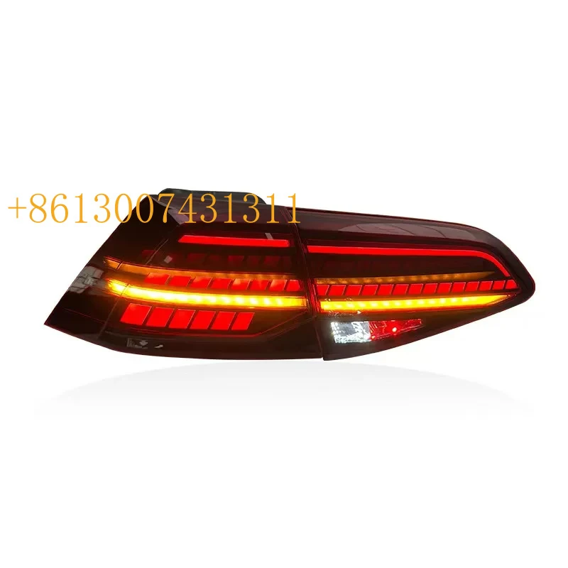 FactoryFor 2017-2019  Mk7 LED Auto Taillight Assembly Red Retrofit Stylish Upgrade Design New Condition Accessories 1 Year