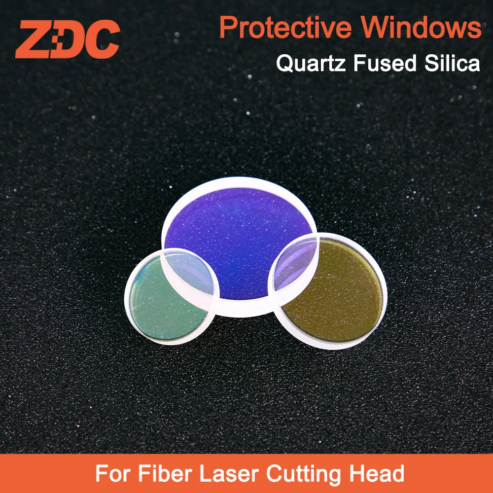 Laser Protective Windows 20*2 22.35*4 27.9*4.1 30*5 36*5 37*7 1064nm Quartz Fused Silica For Raytools Precitec WSX BY