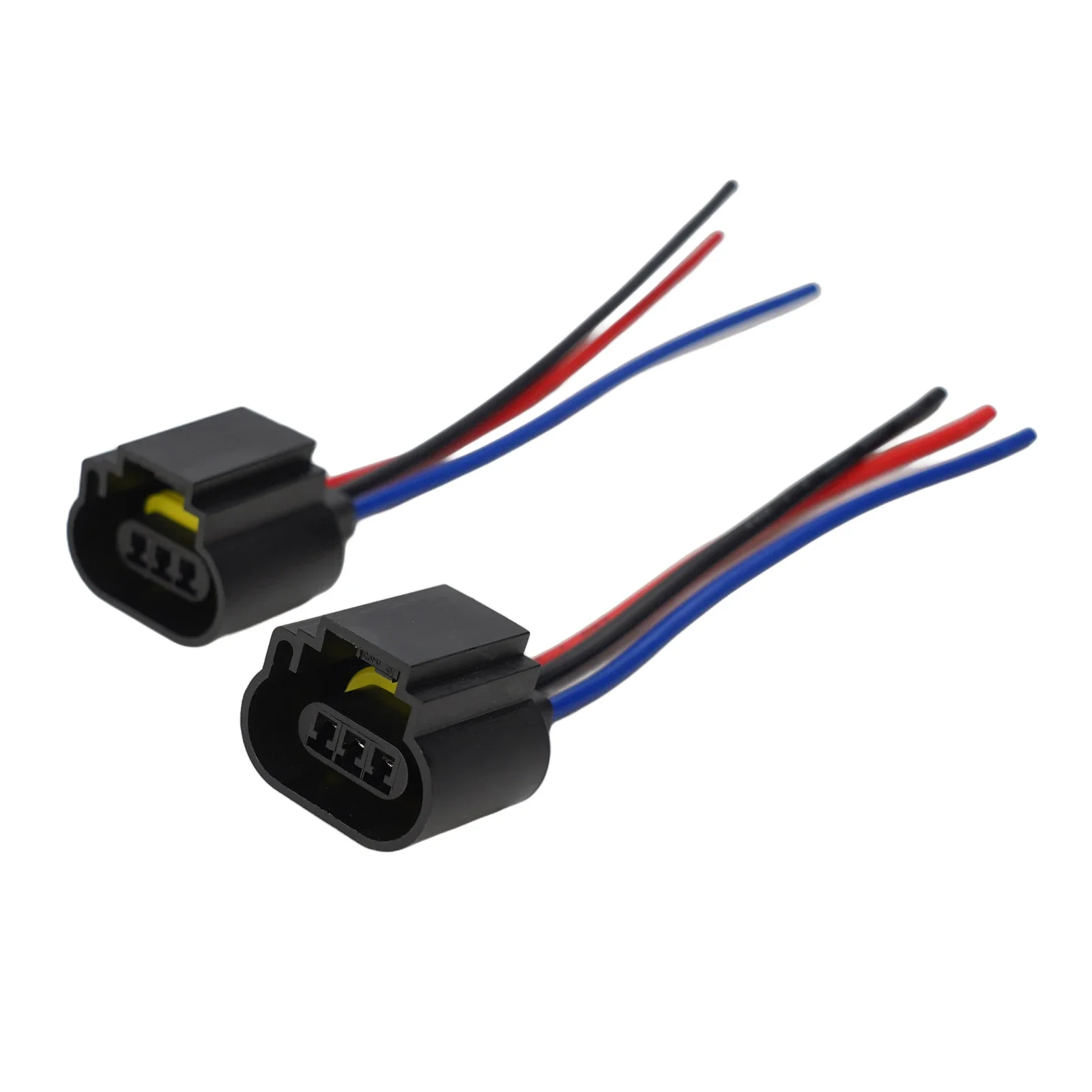 

Extend or Replace Your H13 9008 Headlight Socket with this Female Plug Wire Harness Adapter Connector Set of 2