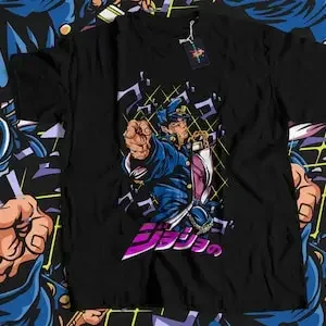 Jojo's Bizarre Adventure T-shirt Unisex, Anime Manga Shirt