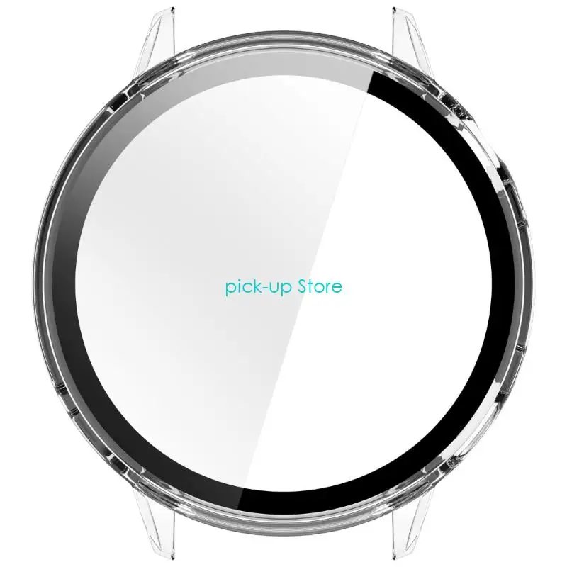 Q5WA Glass indurito PC Scherzata PC Copertura Copertura trasparente Resistente Copertura protettiva forte per Watch Mini