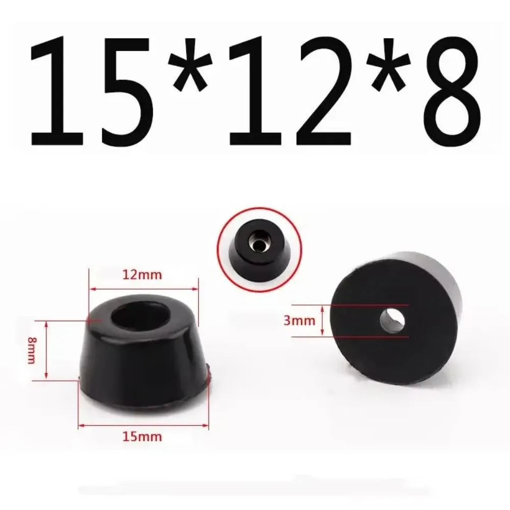 Case Feet Rubber Rubber Feet Round Fine Grips Bumper Pad Anti-Slip Furniture Feet Pad Furniture Protection