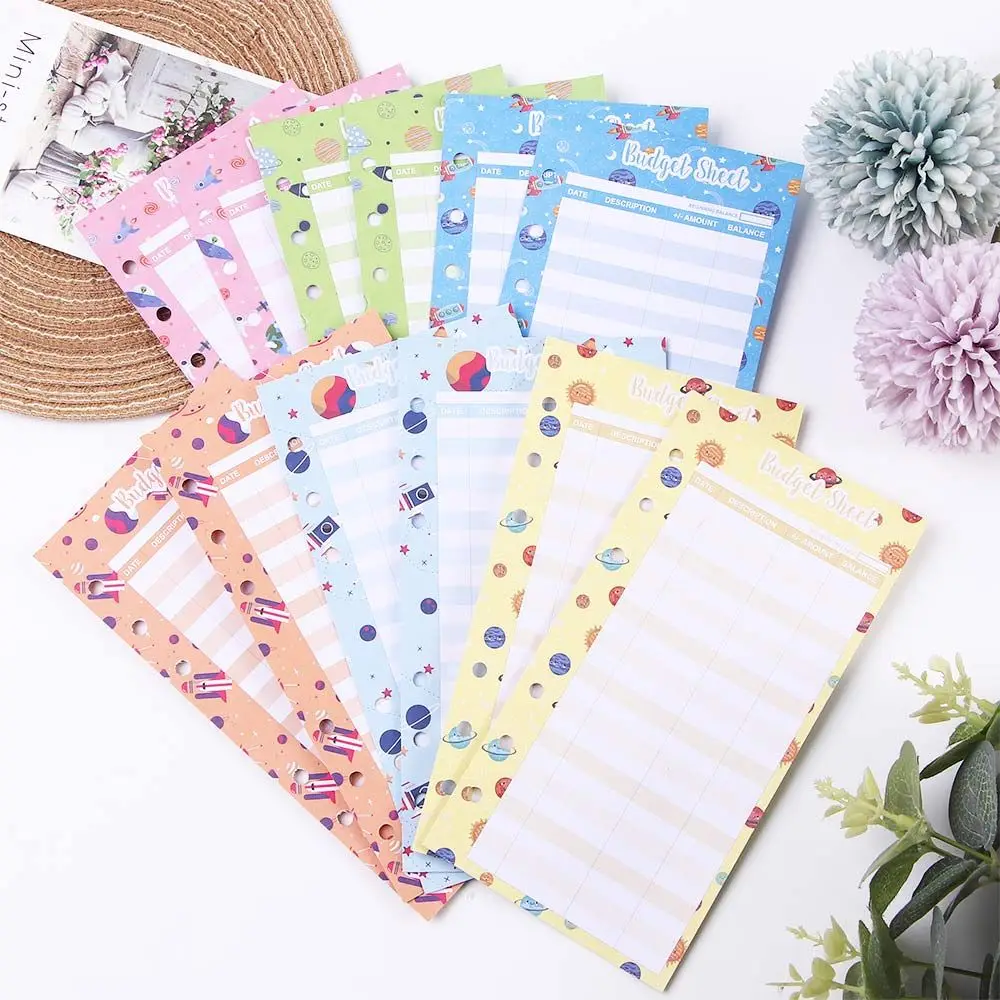 

12Pcs Ledger Book Paper Refill for Cash Envelopes Budget Binder Budget Envelopes Budget Sheets Expense Tracker Bill Organizer