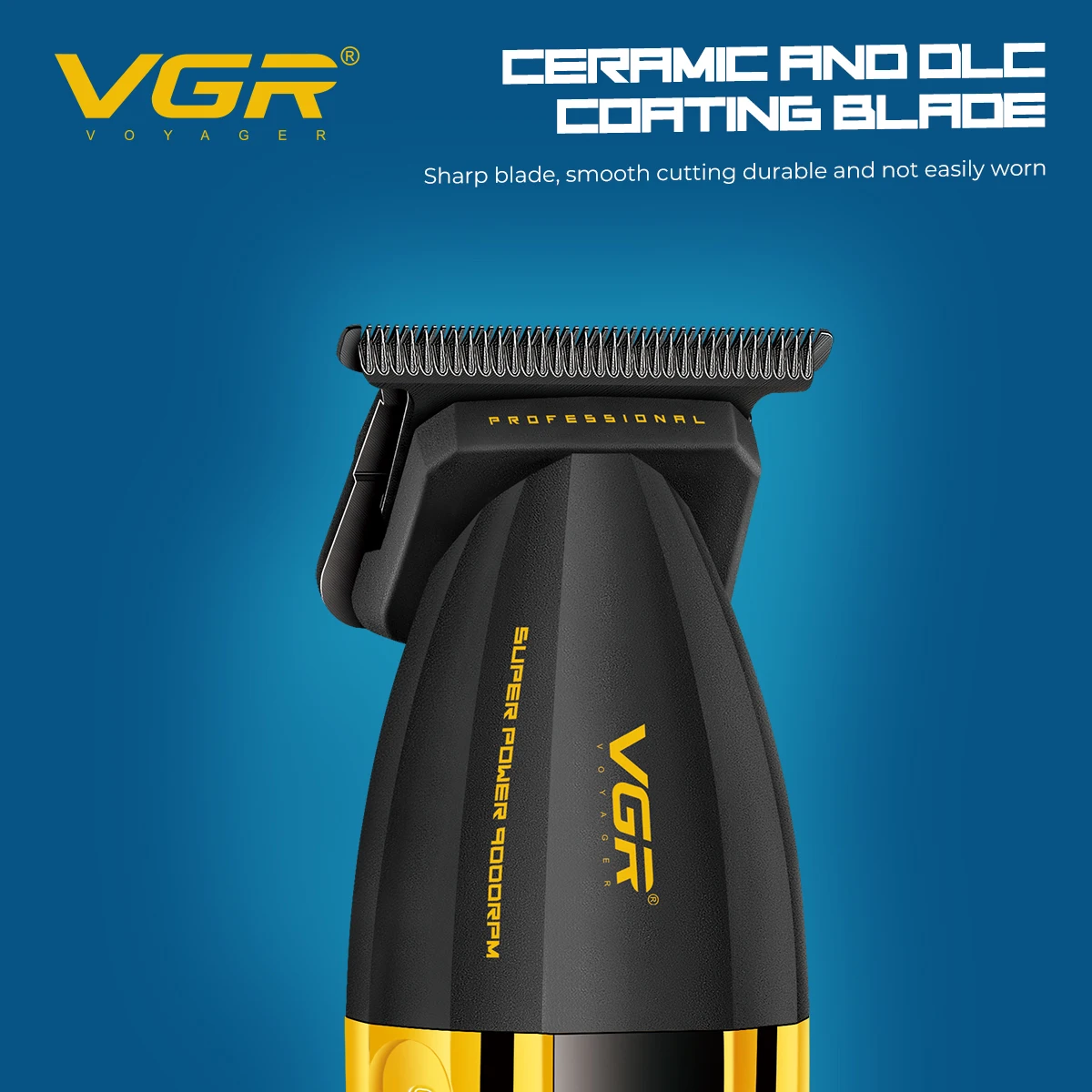 VGR Hair Trimmer Professional Hair Cutting Machine Electric Clippers Cordless Barber Haircut Rechargeable Trimmer for Men V-285 gallery 5