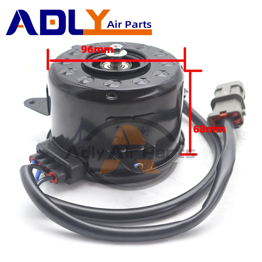 

21487-1KA0A 21487-1KA0B ЭЛЕКТРИЧЕСКИЙ вентилятор радиатора переменного тока для кондиционера, двигатель охлаждения для Nissan Versa Note 214871KA0A 214871KA0B