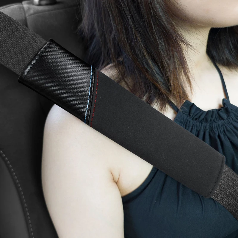 For Renault RS Logan Clio Megane 2 3 4 Captur Twingo Duster Car Seat Belt Cushion Safety Belt Shoulder Protector Pad Accessories - view 2
