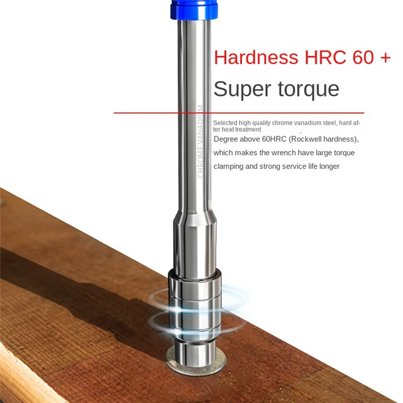 -A12R Universal Extension Rod T-Type Socket Wrench Repair For T Handle Hex Hex For KEY Wrench Spanner