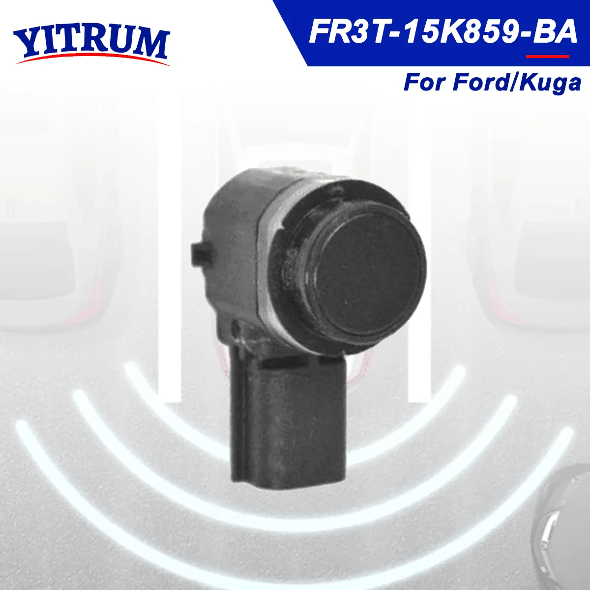 

Black PDC Parking Distance Control Sensor For Ford Kuga C520 MK2 2013-2019 FR3T-15K859-BA F1CT-15K859-BA EM2T-15K859-AAW