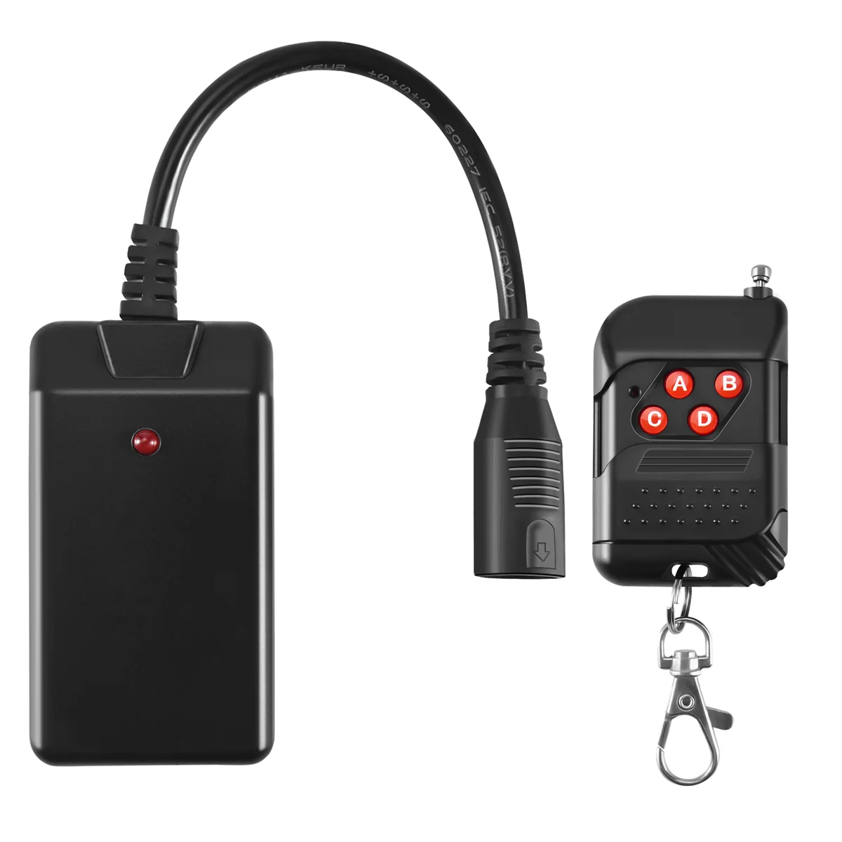 แบบพกพา 3 Pins XLR รีโมทคอนโทรลไร้สายสําหรับเครื่องหมอกควัน DJ Stage Controller Receptor Fogging 400W 900